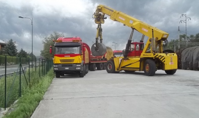 Tamagnone, trasporto e stoccaggio coils